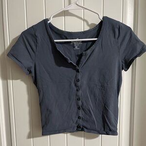 Baby tee Hollister blue/purple